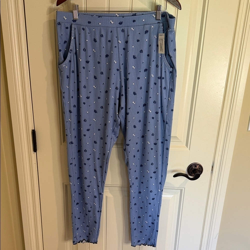 NOBO (No Boundaries) Blue Floral Pyjamas - Picture 4 of 14